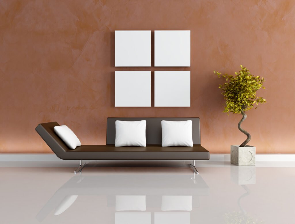painted interior walls