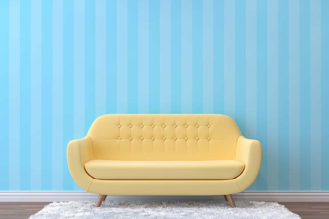 blue colour designer walls