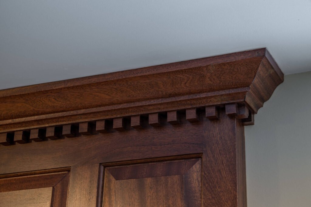Crown molding - Crowning Glory: Elevating Your Home's Elegance with Diverse Styles of Crown Molding and Expert Tips for a Polished Interior - Paintmywalls Dentil Crow Molding