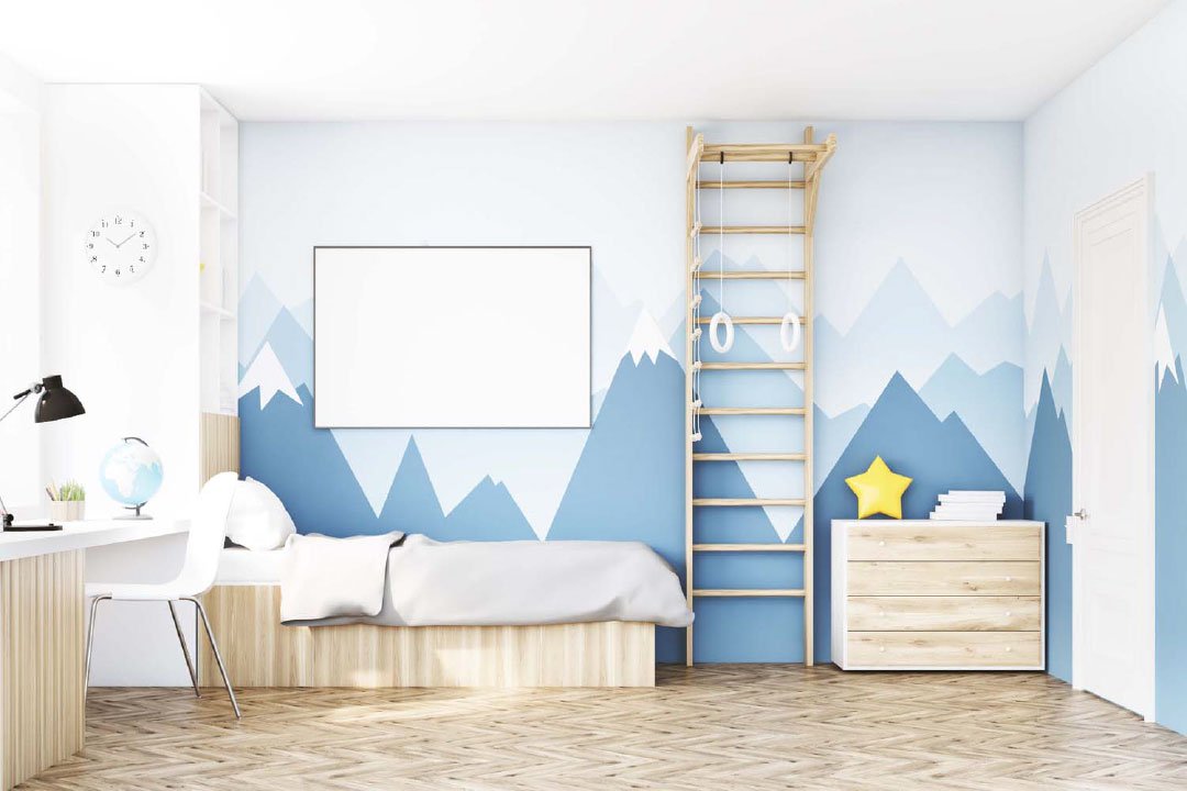 designer walls for kids room ideas