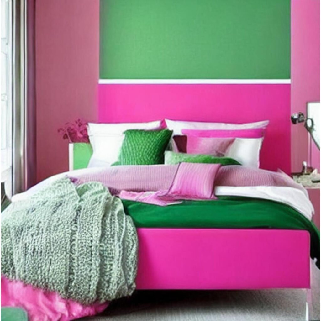 Colour Combination for Bedroom - Most Popular 5 Two Colour Combination for Bedroom Walls Pink and Green Two Colour Combination for Bedroom, professional wall painting service