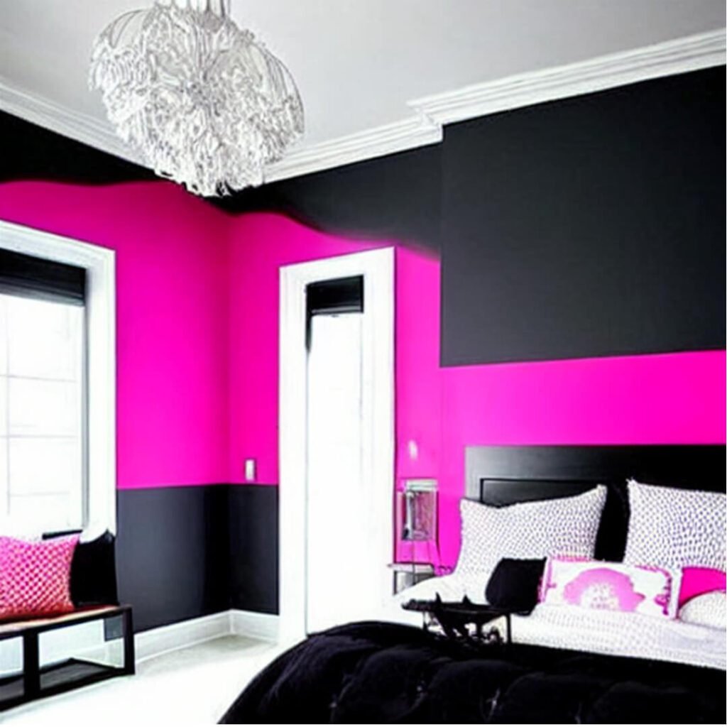 two-colour combinations for bedroom - Five Amazing Pink Two-Colour Combinations for Bedroom Pink Two-Colour Combinations for Bedroom, pink and black two color combination for bedroom