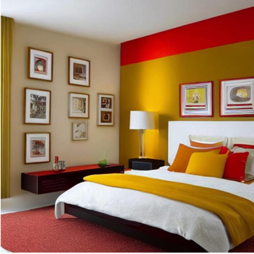Colour Combination for Bedroom - Most Popular 5 Two Colour Combination for Bedroom Walls Red and Yellow Two Colour Combination for Bedroom, two colour combination for bedroom walls, best wall painters