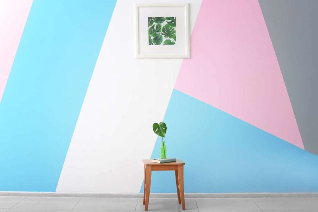 multicolor interior wall designs