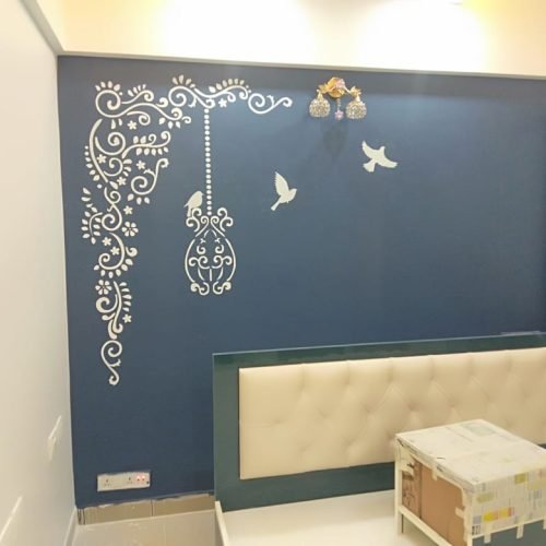 classic stencil painting