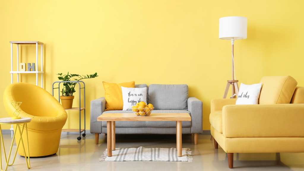 color combination for living room - Color Combination for Living Room as per Vastu Shastra: EnhancingHarmony and Positivity energetic yellow